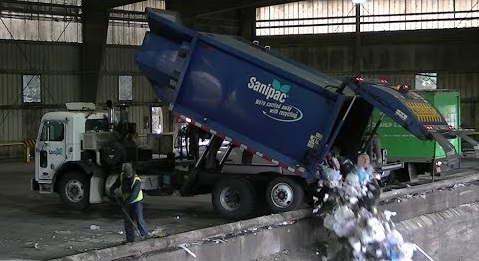 Garbage Truck Blank Meme Template