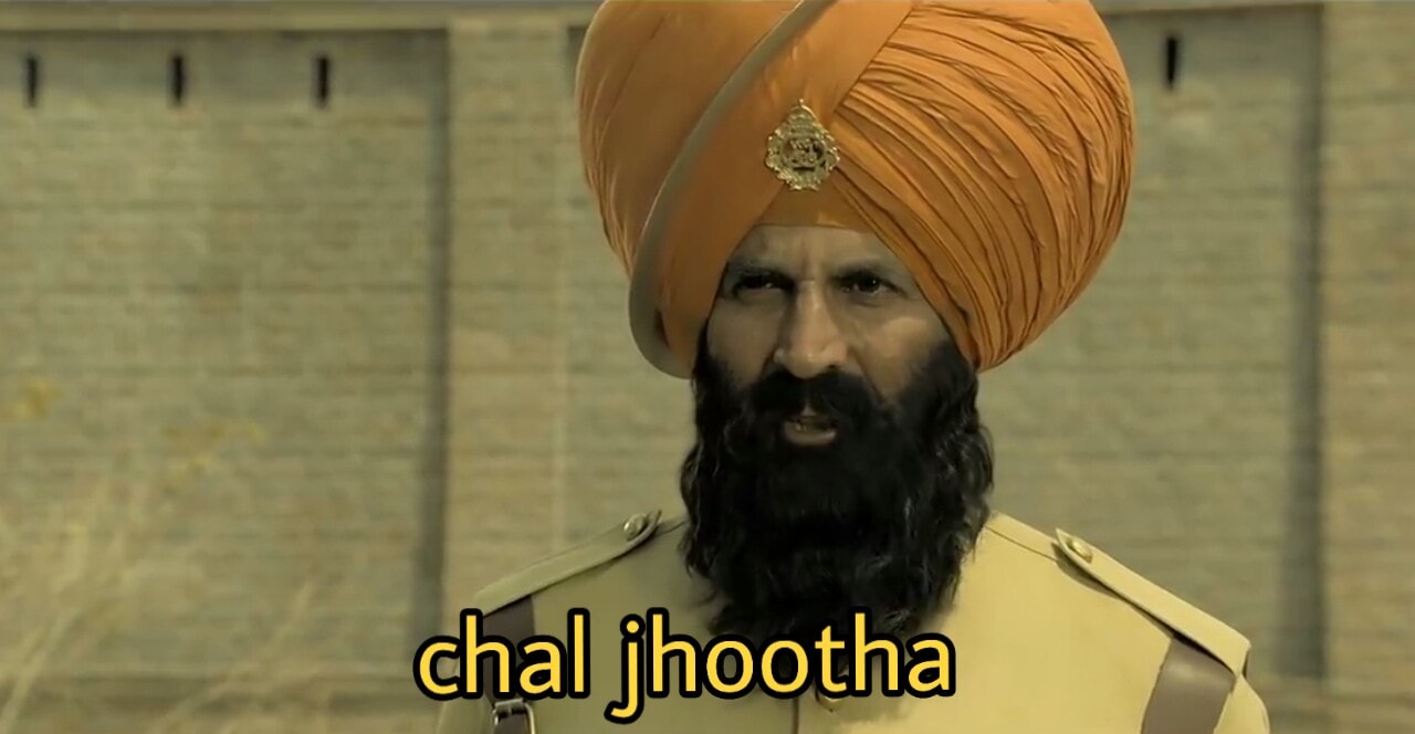 High Quality Chal Jhootha Blank Meme Template