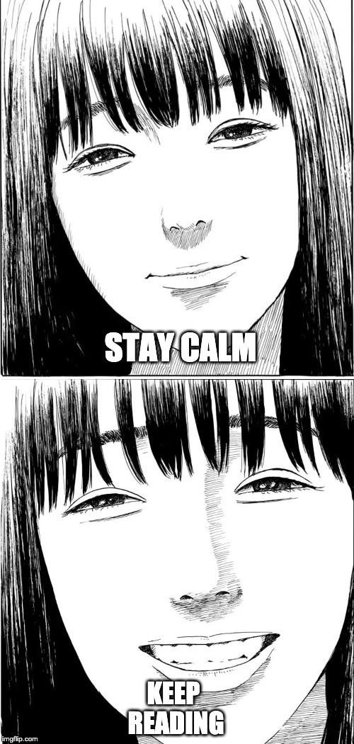 STAY CALM; KEEP READING | made w/ Imgflip meme maker