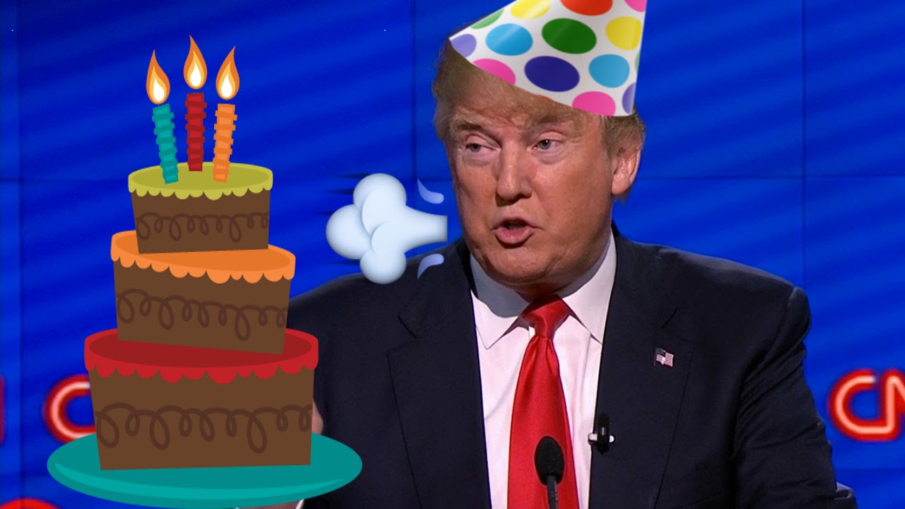 birthday trump wish Blank Meme Template