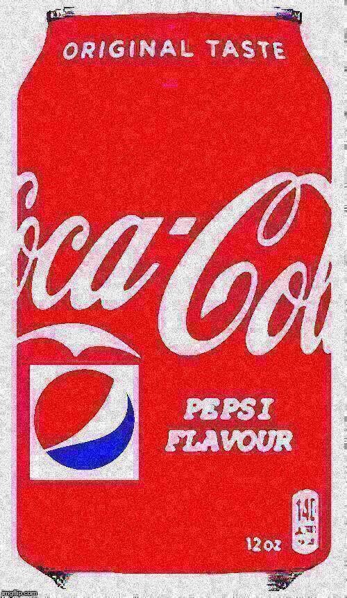 Bepsi flavoured coke | image tagged in meme,coke,pepsi | made w/ Imgflip meme maker
