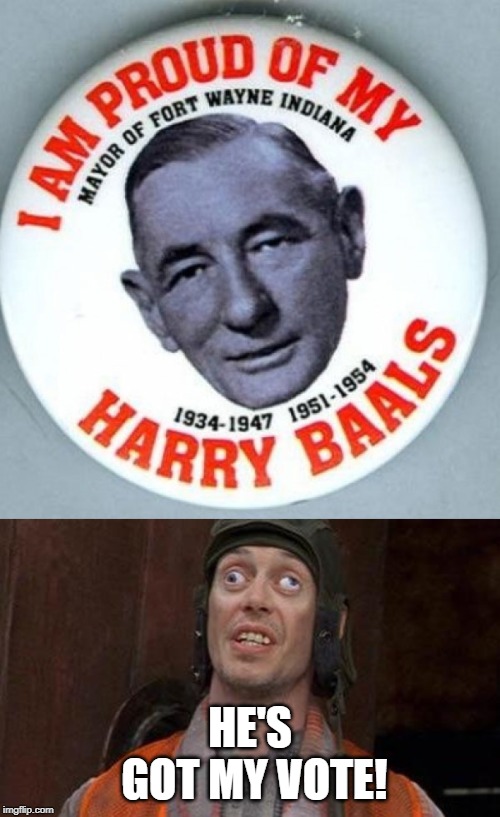 Baals for Mayor! | HE'S GOT MY VOTE! | image tagged in cross eyes | made w/ Imgflip meme maker