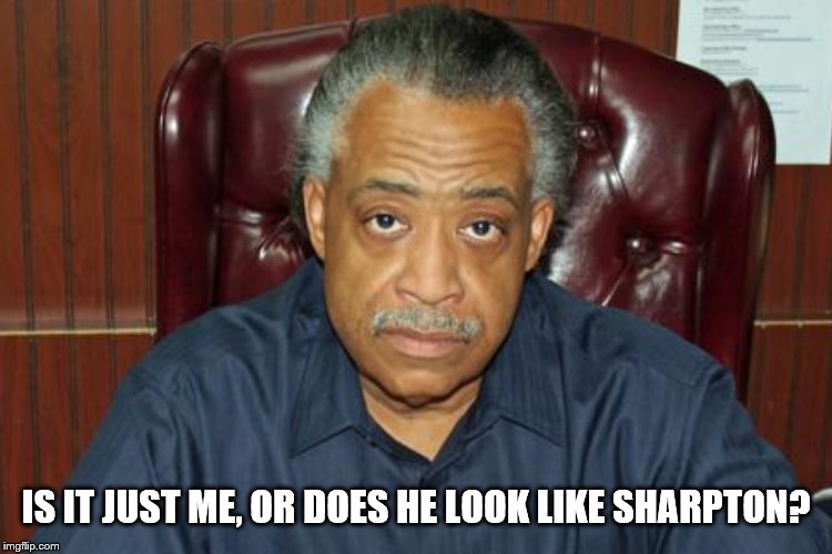 IS IT JUST ME, OR DOES HE LOOK LIKE SHARPTON? | made w/ Imgflip meme maker