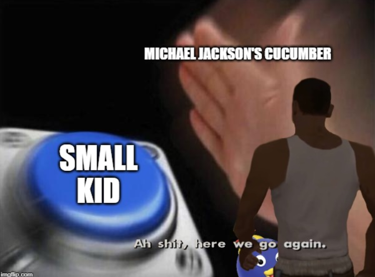 MJ cucumber Blank Meme Template