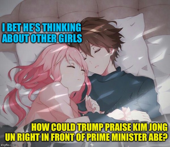 politics anime couple sleeping Memes & GIFs - Imgflip