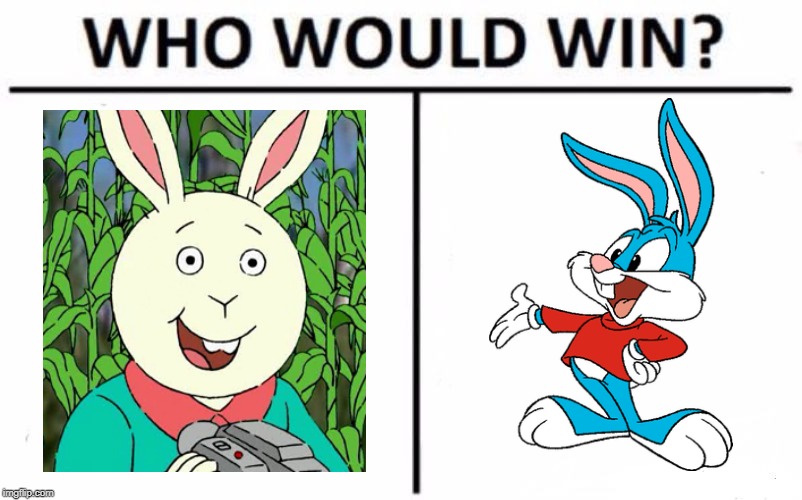 Buster vs Buster Showdown! Comment Below! | image tagged in memes,who would win,buster baxter,arthur,buster bunny,tiny toon adventures | made w/ Imgflip meme maker