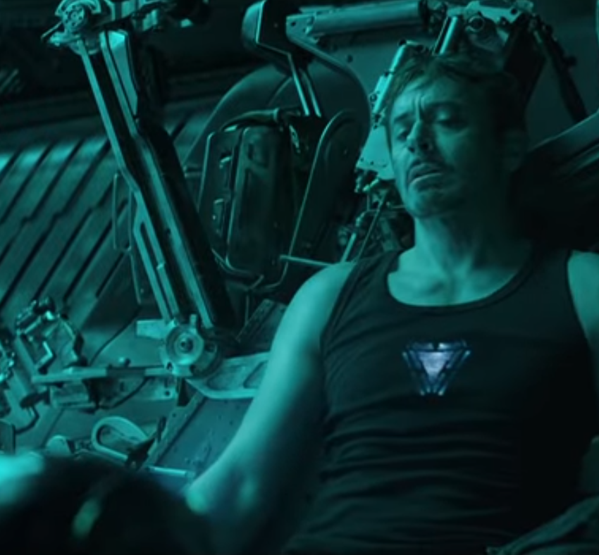 Tony stark dying on space Blank Meme Template