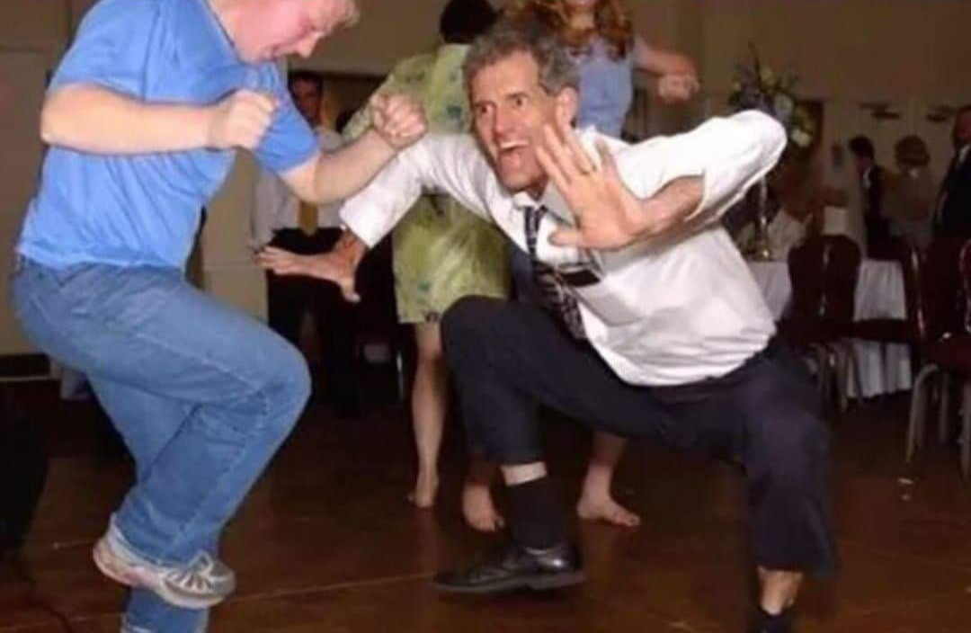 Old man dancing Blank Meme Template