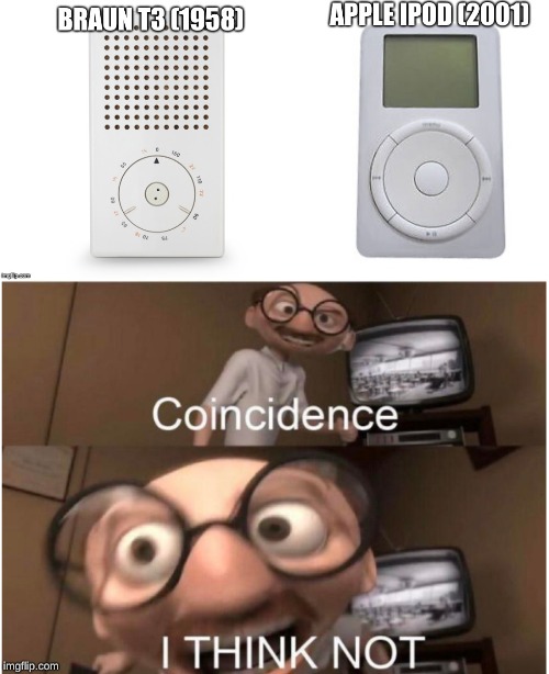 *insert thinking emoji here* | image tagged in coincidence i think not,apple inc,ipod,memes,technology,dank memes | made w/ Imgflip meme maker