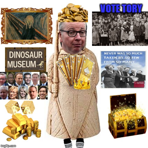 gove | VOTE TORY | image tagged in gove | made w/ Imgflip meme maker