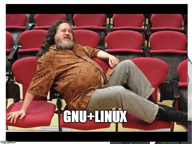 GNU+LINUX | made w/ Imgflip meme maker