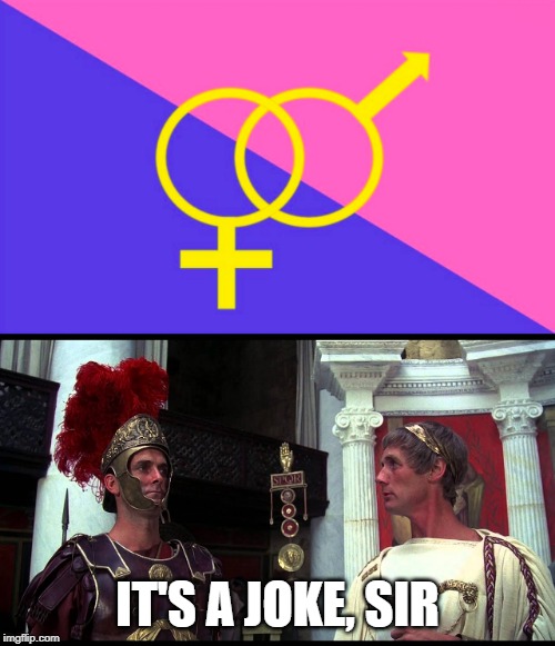 Straight Pride Parade | IT'S A JOKE, SIR | image tagged in straight pride flag,monty python | made w/ Imgflip meme maker