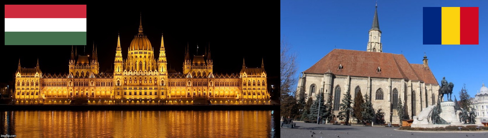 Budapest vs Cluj-Napoca - Which one is better | image tagged in memes,funny,romania,hungary | made w/ Imgflip meme maker