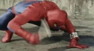 Spiderman hitting button Blank Meme Template