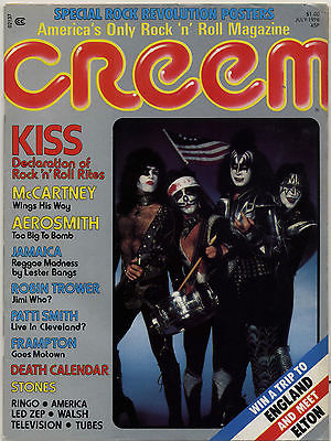 High Quality KISS on cover of Creem magazine Blank Meme Template