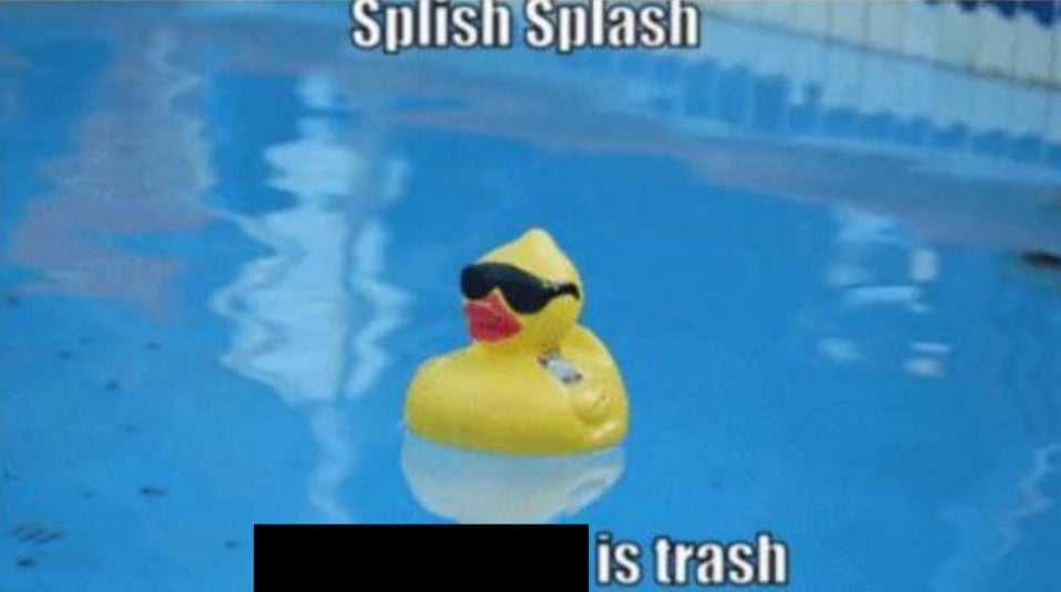 Splish Splash Blank Meme Template