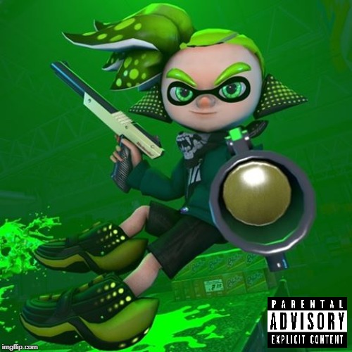 green ink (splatoon album) | image tagged in music,splatoon | made w/ Imgflip meme maker