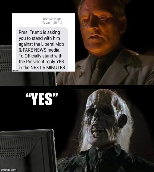 No Soul To Lose!!! | image tagged in ill just wait here,trump,funny memes | made w/ Imgflip meme maker