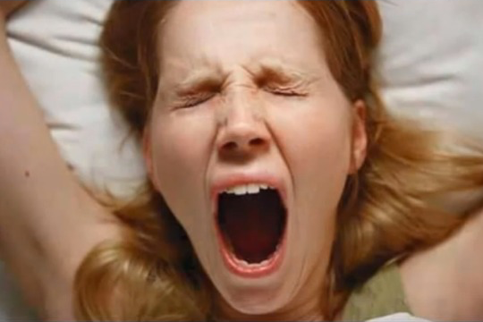 Yawning woman Blank Meme Template