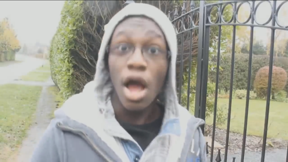 Shocked Deji Blank Meme Template