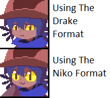 Niko Drake Format Blank Meme Template