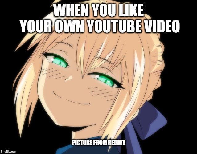 Memology | WHEN YOU LIKE YOUR OWN YOUTUBE VIDEO; PICTURE FROM REDDIT | image tagged in memes | made w/ Imgflip meme maker