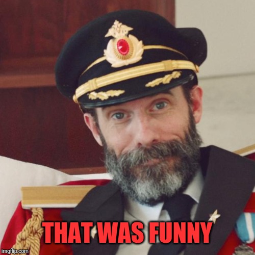 Captain Obvious | THAT WAS FUNNY | image tagged in captain obvious | made w/ Imgflip meme maker