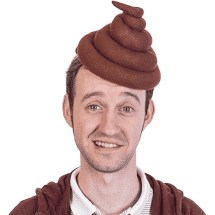 High Quality Poo Hat Blank Meme Template