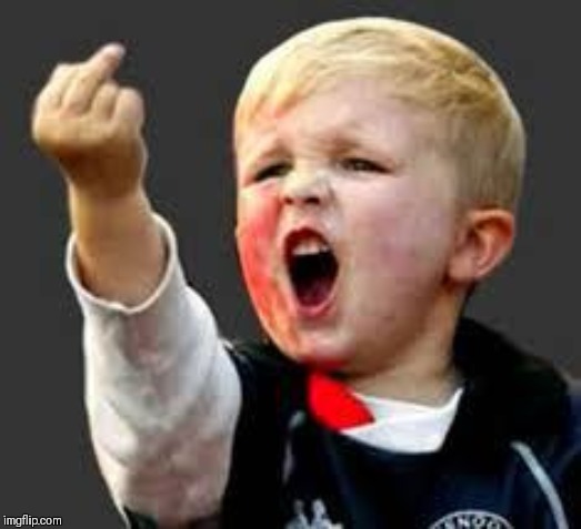 Baby Pointing Middle Finger | image tagged in baby pointing middle finger | made w/ Imgflip meme maker