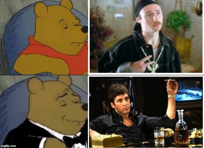 Say ello, to my lil meme... | image tagged in memes,tuxedo winnie the pooh,movies,classic movies | made w/ Imgflip meme maker