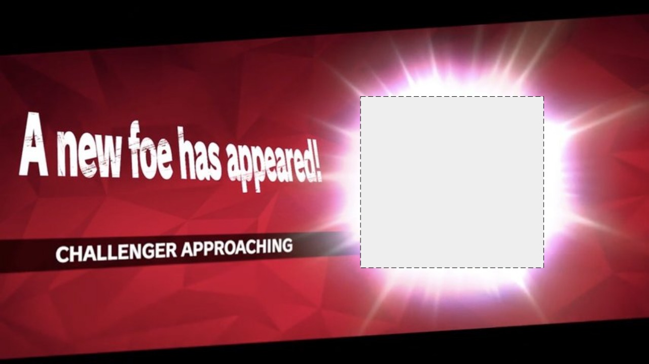 A NEW OPPONENT HAS APPEARED Blank Meme Template