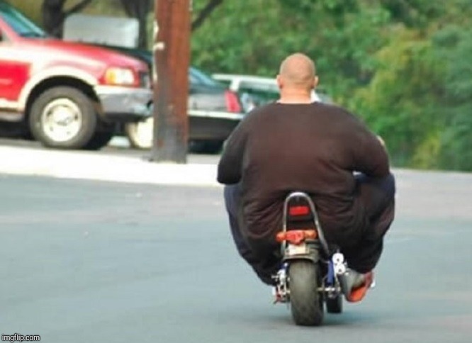 Fat Biker | image tagged in fat biker | made w/ Imgflip meme maker