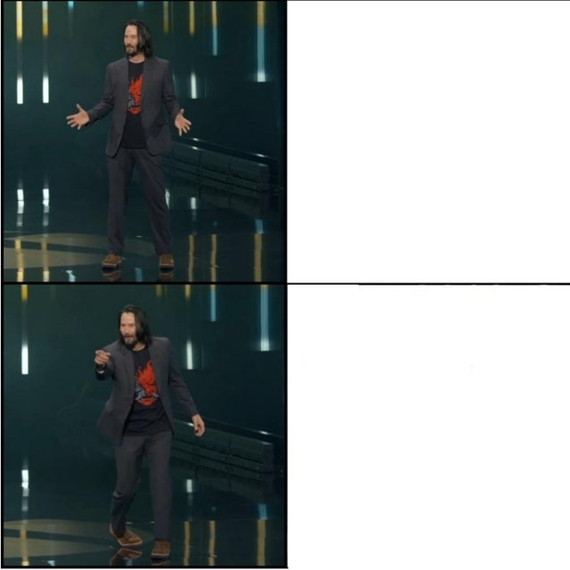 High Quality Keanu E3 (That's how we roll) Blank Meme Template