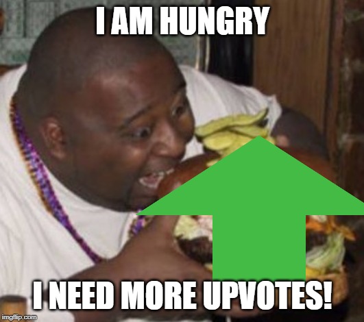 I am starving here! | I AM HUNGRY I NEED MORE UPVOTES! | image tagged in memes,funny,lunch,begging,upvotes | made w/ Imgflip meme maker