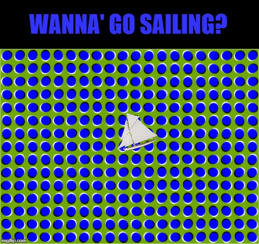 wallpaper your room walls, floor & ceiling with this wall paper | WANNA' GO SAILING? | image tagged in wallpaper your room walls floor  ceiling with this wall paper | made w/ Imgflip meme maker