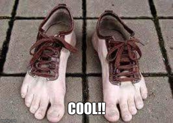 Feet Shoes | COOL!! | image tagged in feet shoes | made w/ Imgflip meme maker