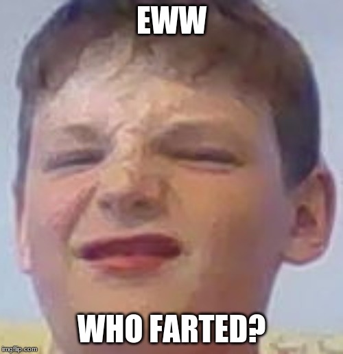 Disgusting! | EWW; WHO FARTED? | image tagged in farts | made w/ Imgflip meme maker