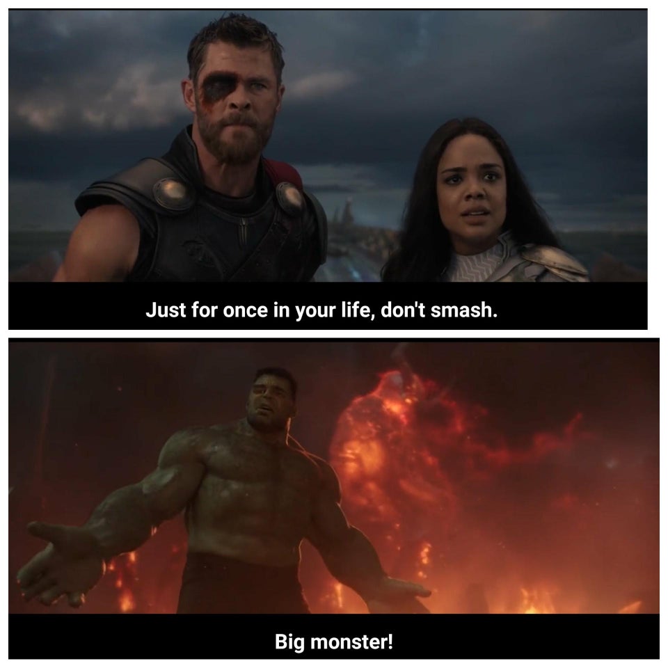 High Quality Hulk Big Monster Blank Meme Template