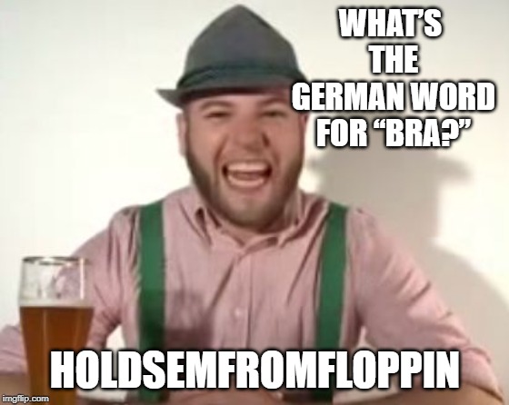 What's the word for a bra in German? : r/dadjokes