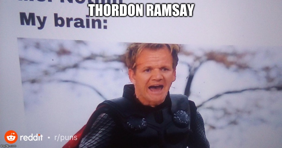 THORDON RAMSAY | image tagged in chef gordon ramsay | made w/ Imgflip meme maker