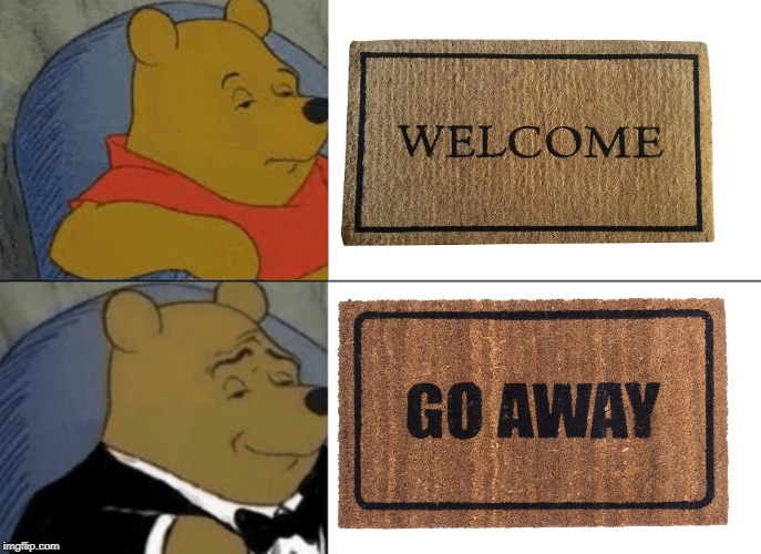 Tuxedo Winnie The Pooh | image tagged in memes,tuxedo winnie the pooh,funny,dead meme | made w/ Imgflip meme maker