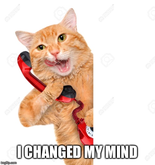 I CHANGED MY MIND | made w/ Imgflip meme maker