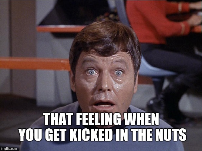 McCoy Cordrazine | THAT FEELING WHEN YOU GET KICKED IN THE NUTS | image tagged in mccoy cordrazine | made w/ Imgflip meme maker