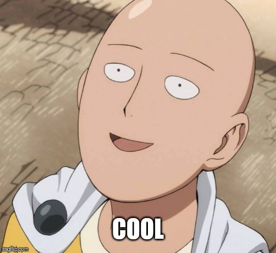 One Punch Man | COOL | image tagged in one punch man | made w/ Imgflip meme maker
