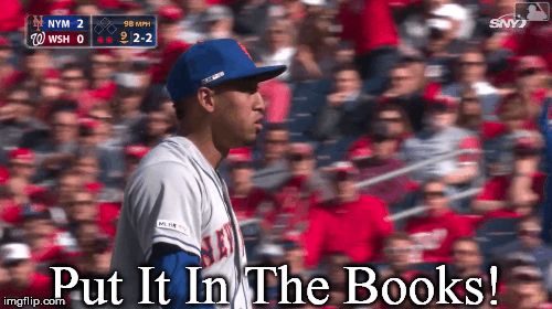 Diaz Save Put It In The Books! | Put It In The Books! | image tagged in gifs,diaz,mets | made w/ Imgflip images-to-gif maker