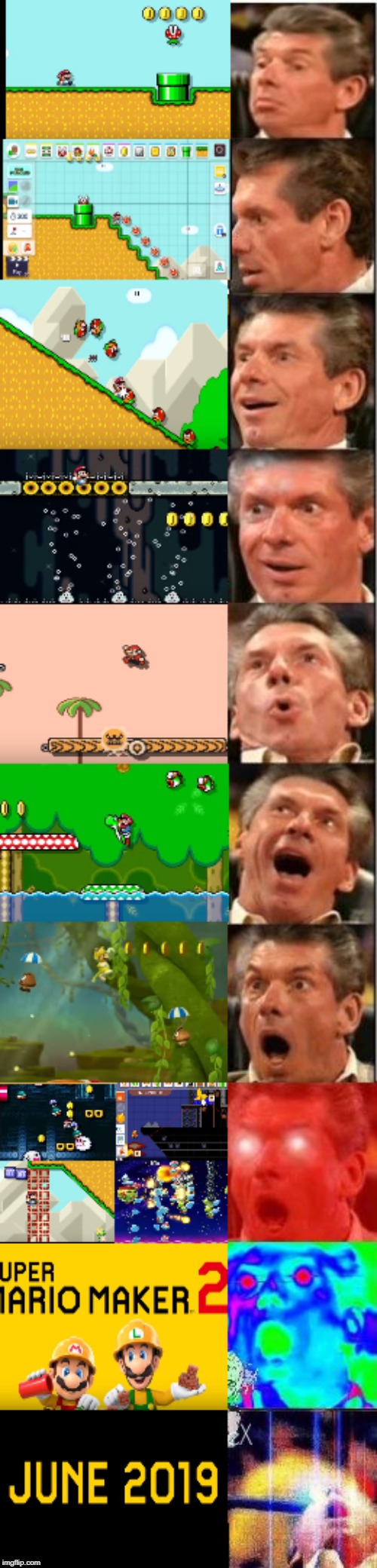 mario maker in a nutshell | image tagged in mario maker 2 | made w/ Imgflip meme maker