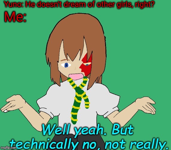 Yuno: He doesn't dream of other girls, right? Me: | image tagged in yes but actually no blaze the blaziken | made w/ Imgflip meme maker