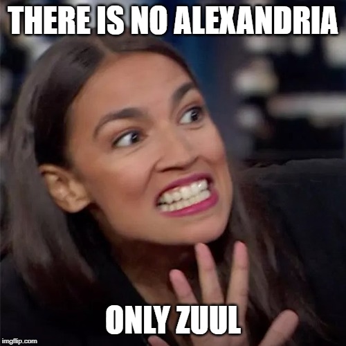 There is no AOC, only Zuul | THERE IS NO ALEXANDRIA; ONLY ZUUL | image tagged in ghostbusters,zuul,aoc,alexandria ocasio-cortez,politics,new york city | made w/ Imgflip meme maker