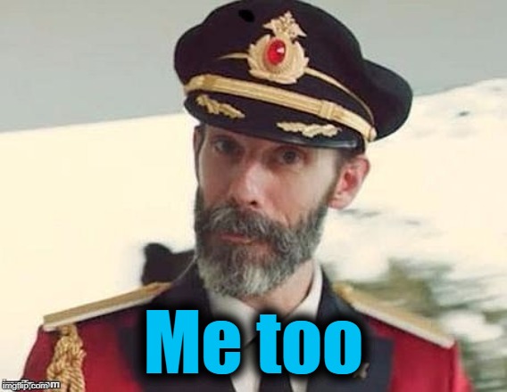 Captain Obvious | Me too | image tagged in captain obvious | made w/ Imgflip meme maker