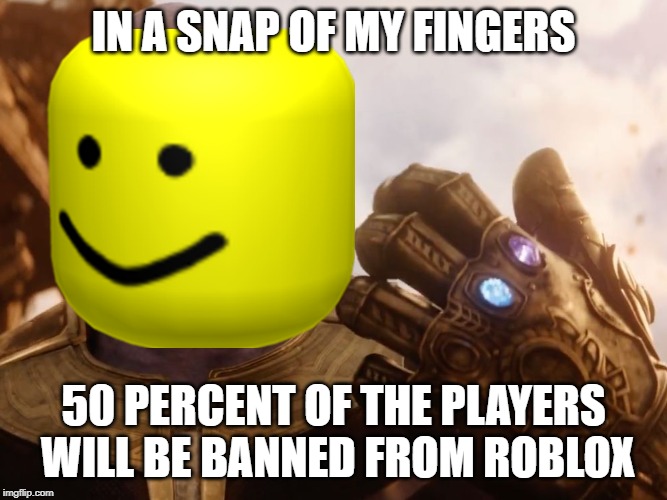 Thanos Smile Imgflip - thanos meme roblox